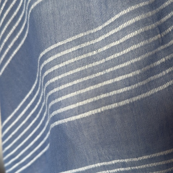 Anthropologie/Do everything in love Wrap/cover up Blue White stripe One SZ - Picture 4 of 6